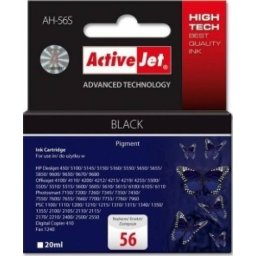 Cartus compatibil ActiveJet AH-656 Black 25 ml HP C6656A