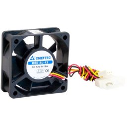 Ventilator Chieftec AF-0625S Viteza de rotatie 2200 RPM 12V 21dB 13CFM Negru