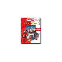 Hartie Foto ActiveJet AP4-180G20 A4 Glossy 20 Bucati 180g