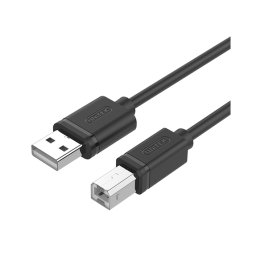 Cablu UNITEK Y-C420GBK USB 2.0 USB-A Male la USB-B Male 3m negru