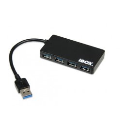 Hub USB Ibox IUH3F56 Slim 4x USB 3.0 negru