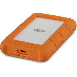Hard disk extern Lacie Rugged 1TB 2.5 inch USB-C Portocaliu