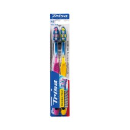 Periuta de dinti manuala Trisa 630438 Flexible Head 3 Duo Medium