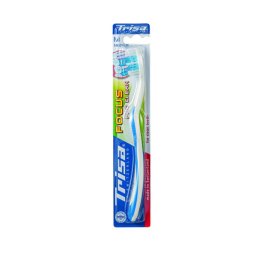 Periuta de dinti manuala Trisa 608610 Focus Medium Albastru