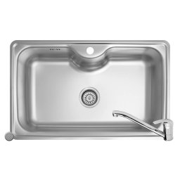 Set 2IN 1 Pyramis Chiuveta Inox INSET 1B LN + Baterie