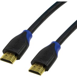 Cablu video Logilink HDMI Male - HDMI Male v2.0 2 m Negru
