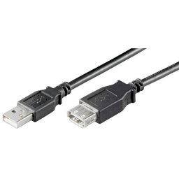 Cablu USB 2.0 OEM A tata la A mama Negru