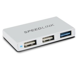 Hub USB SpeedLink Pleca USB C la USB A Argintiu