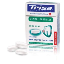 Pastile dentare fara zahar Trisa Cool mint + Xylitol