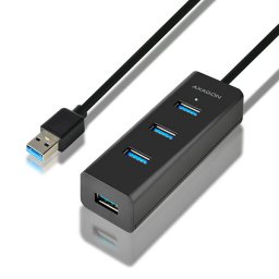 Hub USB AXAGON HUE-S2BL 4x USB 3.0 incarcare microUSB