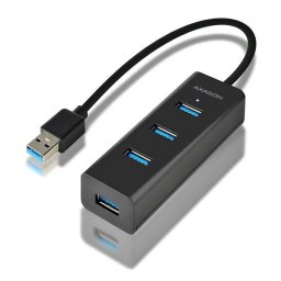 Hub USB AXAGON HUE-S2B 4x USB3.0 incarcare MicroUSB