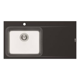 Chiuveta bucatarie granit si inox Pyramis PYRROS 100x52 1B 1D ST Carbon