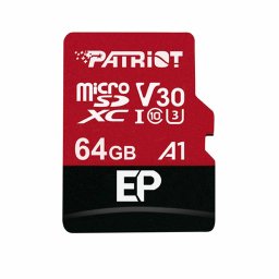 Card de memorie Patriot EP A1 Series MicroSDXC V30 64GB Clasa 10 UHS-I U3