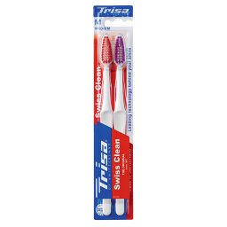 Periuta de dinti manuala Trisa 664553 Swiss Clean DUO Medium