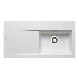 Chiuveta bucatarie granit Pyramis TEKTON 100x51 1B 1D DR Snow