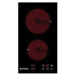 Plita Pyramis 29HL310 2 zone de gatit 9 trepte putere Sticla Neagra