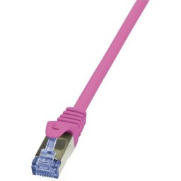 Cablu S/FTP Logilink PrimeLine Patchcord Cat 6A 10G PIMF 7.5m Roz