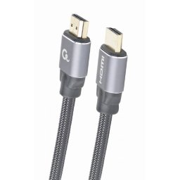 Cablu Gembird CCBP-HDMI-5M High speed HDMI 5m Conectori Auriti Rezolutie Maxima 4K (3840 x 2160) 60Hz Gri