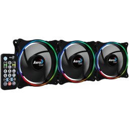 Set 3 ventilatoare Aerocool Eclipse 12 Pro aRGB