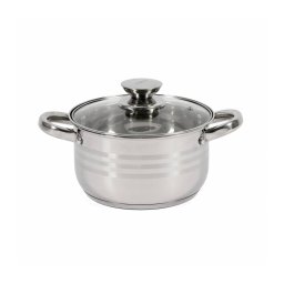 Oala Inox + Capac Heinner 4.5 Litri 22x12cm Argintiu