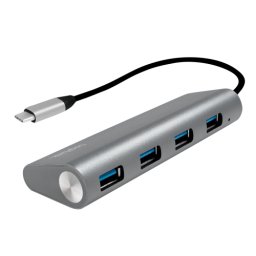 Hub USB Logilink UA0309 4x USB 3.2 gen 1 Grey