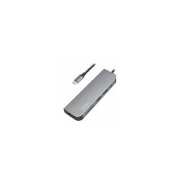 Hub USB Logilink UA0343 3x USB 3.2 gen 1 Grey