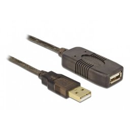Cablu prelungitor Delock USB 2.0 T-M 15m 82689 Negru