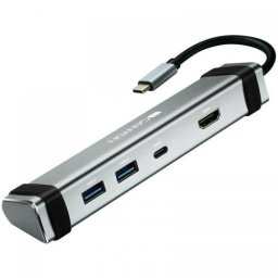 Docking Station Canyon CNS-TDS03DG Multiport Universal 4-in-1 USB-C 60W Grey