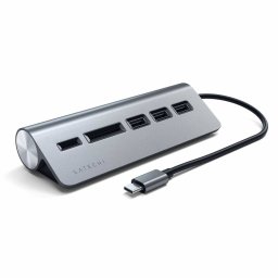 Hub USB Satechi ST-TCHCRM 3x USB 3.0 MicroSD Space Grey