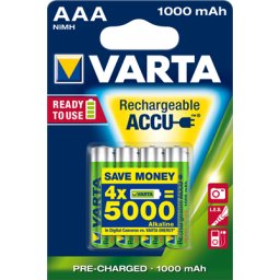 Acumulator Varta Ni-MH Micro AAA R03 1,2V 1000mAh 5703 4buc