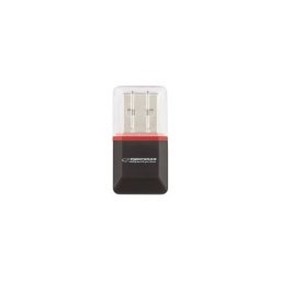 Mini card reader Esperanza EA134K pentru carduri micro SDHC, SD/TF Negru