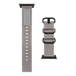Accesoriu smartwatch UAG Nato Strap compatibila cu Apple Watch (41/40/38mm) Grey