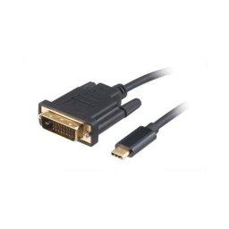 Cablu AKASA AK-CBCA10-18BK USB-C - DVI-D 1.8m Black