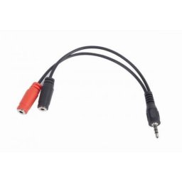 Adaptor audio Gembird 3.5 mm jack - 3.5 mm jack 20cm Black