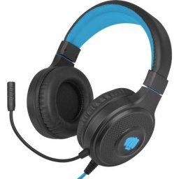Casti Gaming Fury Warhawk Iluminare Multicolora Microfon Difuzoare 40mm Negru/Albastru