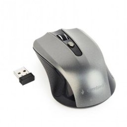 Mouse Wireless Gembird MUSW-4B-04 USB Black Grey