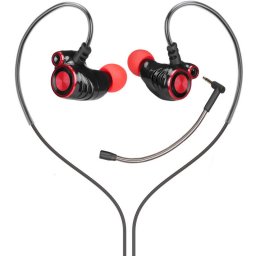 Casti HP DHE-7002 Black Red