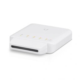 Switch Ubiquiti USW-FLEX 5 porturi PoE+ Alb