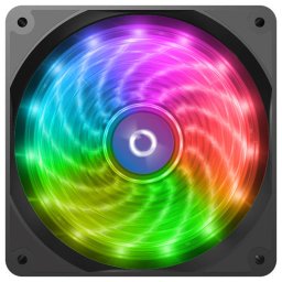 Ventilator AQIRYS Cetus 4P-12LD12-RGB 120 mm