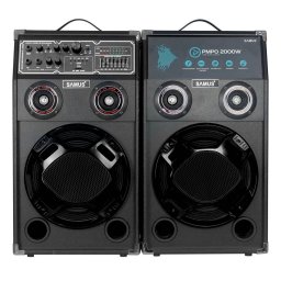 Boxe Samus Twin Sound 10 inch PMPO 2000W RMS 2x 100W Negru