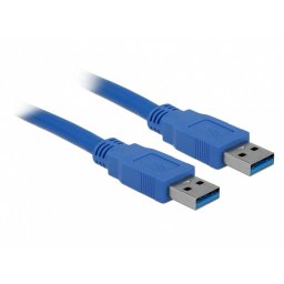 Cablu Delock USB 3.0-A T-T 5m Albastru