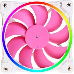 Ventilator pentru carcasa ID-Cooling ZF-12025 Pink 120mm ARGB