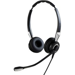Casti Jabra Bizz 2400 II QD Stereo Duo NC Black Silver
