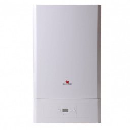 Centrala termica pe gaz in condensare Saunier Duval Semiatek Condens 24 kit evacuare inclus Alb