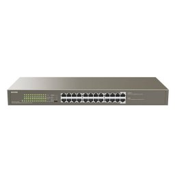 Switch Tenda TEG1124P-24-250W 24 porturi Gigabit PoE Black