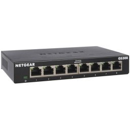 Switch NetGear GS308-300PES 8-Port Gigabit Desktop Metal 300-SERIES