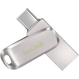 Memorie USB Sandisk Ultra Dual Drive Luxe 512GB USB-A/USB Tip-C Argintiu