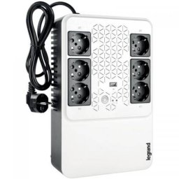 UPS Legrand Multiplug 600VA Black White