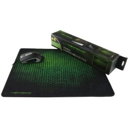 Mousepad Esperanza gaming suprafata granulata 44x35cm Negru/Verde