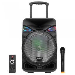 Boxa Portabila Samus STUDIO 12 50W LED Bluetooth Microfon Negru